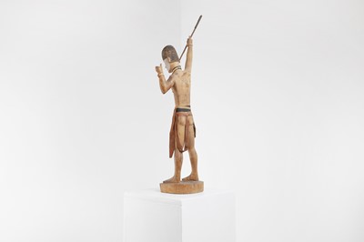 Lot 386 - A 'scare-devil' or kareau figure