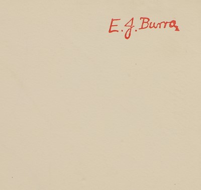 Lot 290 - Edward Burra (1905-1976)