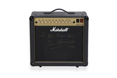 Lot 30 - A Marshall JCM900 50 watt Hi Gain Dual Reverb 1 x 12 guitar amplifier