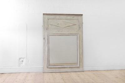 Lot 669 - A painted pine pier mirror