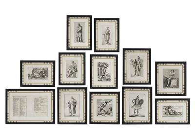 Lot 274 - A group of eleven classical engraved prints