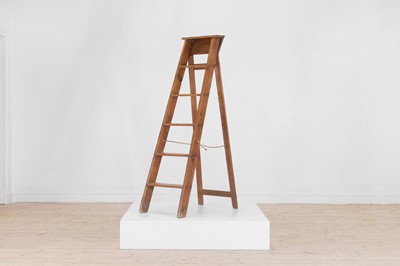 Lot 336 - A pine stepladder