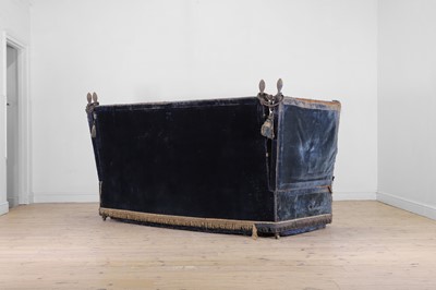 Lot 20 - A velvet-upholstered Knole sofa