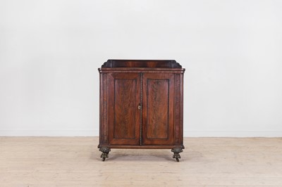 Lot 119 - A William IV mahogany cupboard