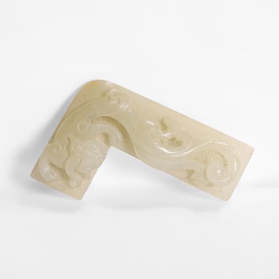 Lot 325 - A Chinese jade carving