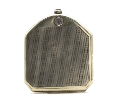 Lot 27 - A Benz carte-de-visite white-metal cigarette case