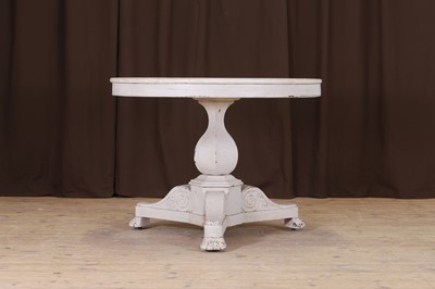 Lot 69 - An Empire-style painted oak guéridon