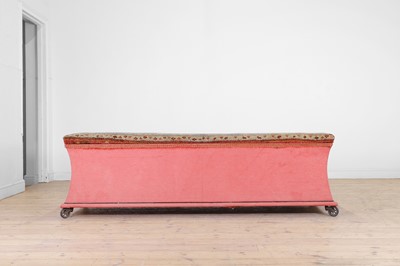 Lot 21 - A large upholstered ottoman