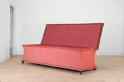 Lot 21 - A large upholstered ottoman
