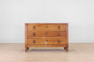 Lot 99 - A neoclassical fruitwood commode