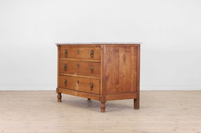 Lot 99 - A neoclassical fruitwood commode