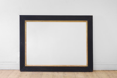 Lot 49 - A Regency-style painted wooden pier mirror