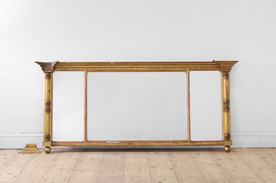 Lot 57 - A George IV giltwood overmantel mirror