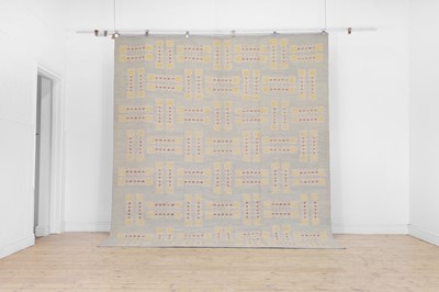 Lot 459 - A flat-weave wool rug of Scandinavian design