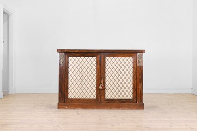 Lot 560 - A Regency rosewood side cabinet