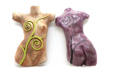 Lot 275A - Two earthenware sculptures