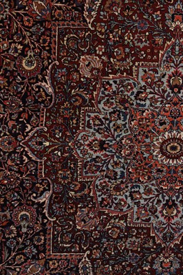 Lot 513 - A Persian Mashad Amoghli wool carpet