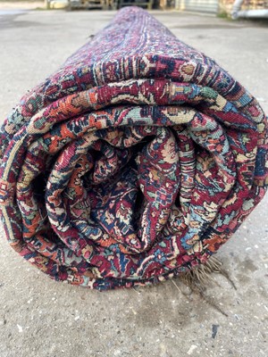Lot 513 - A Persian Mashad Amoghli wool carpet