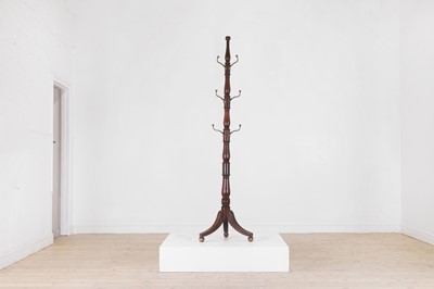 Lot 401 - A Victorian mahogany hatstand