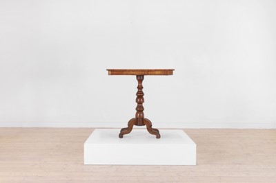 Lot 334 - A walnut, rosewood and parquetry occasional table