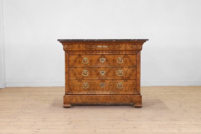 Lot 503 - A Louis Philippe walnut commode