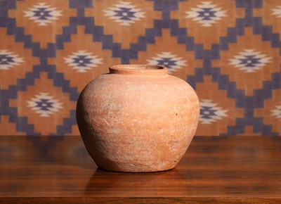 Lot 659 - A tribal pottery vase