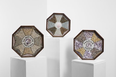 Lot 135 - Three sailors' shellwork valentines