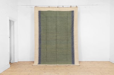 Lot 427 - A Scandinavian-inspired flat-weave wool carpet