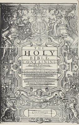 Lot 317 - 1616 BIBLE, Etc.