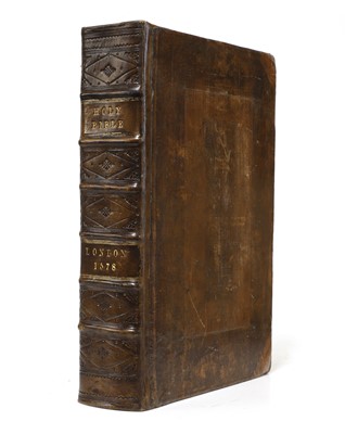 Lot 367 - 1578 BIBLE [English] Illustrated with Maps & woodcuts