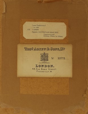 Lot 134 - Leon Underwood (1890-1975)