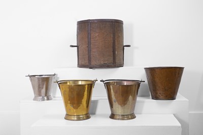 Lot 64 - A group of metal buckets