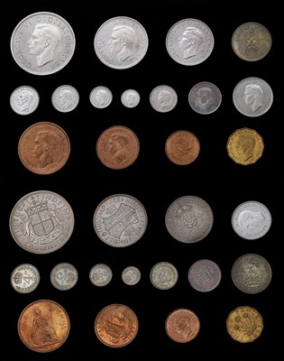 Lot 93 - George VI 1937 specimen coin set - 15 x silver & base metal 1937 coins