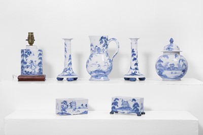 Lot 587 - A group of tin-glazed ceramics by Isis Ceramics