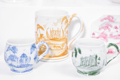 Lot 590 - A collection of tin-glazed ceramics by Isis Ceramics