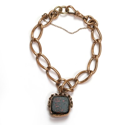 Lot 363 - A 9ct gold bracelet