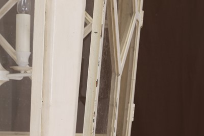 Lot 31 - A large painted-metal hanging lantern
