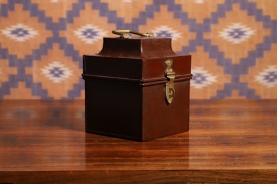 Lot 561 - A toleware tea caddy