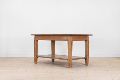 Lot 12 - A walnut and rosewood crossbanded centre table