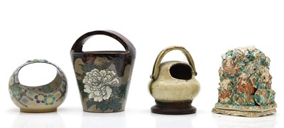 Lot 90 - A Japanese Satsuma ware koro
