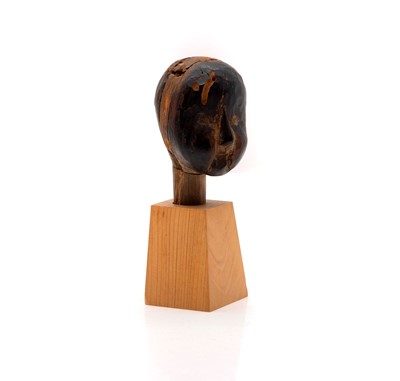 Lot 376 - A Japanese carved wood mould