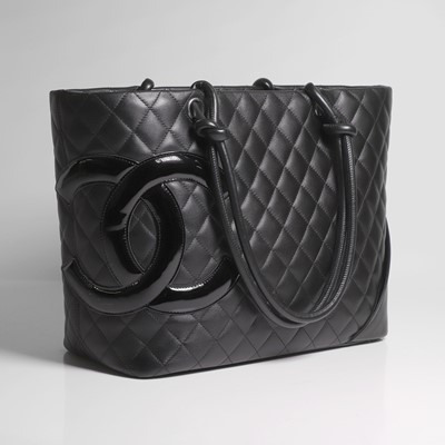 Lot 468 - A Chanel 'Cambon Ligne' leather tote bag