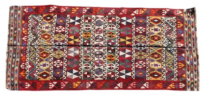 Lot 516 - A South West Persian Qashqai kilim rug