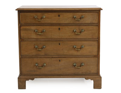Lot 670 - A George III mahogany chest of drawers
