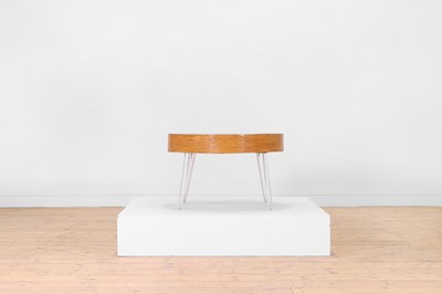 Lot 288 - A pale oak and marquetry coffee table