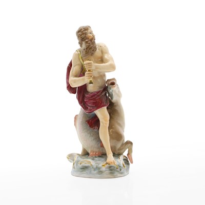 Lot 334 - A Meissen porcelain figure allegorical of Water