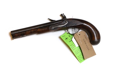 Lot 143 - A flintlock holster pistol