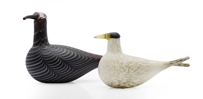 Lot 360 - Two Iittala glass birds