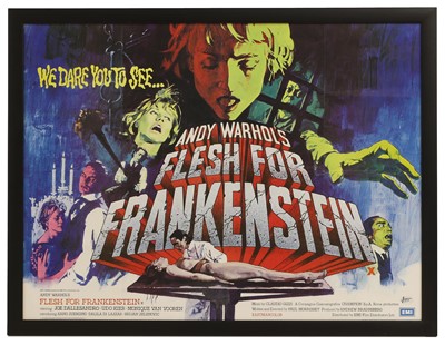 Lot 154 - 'Andy Warhol's Flesh for Frankenstein', 1974