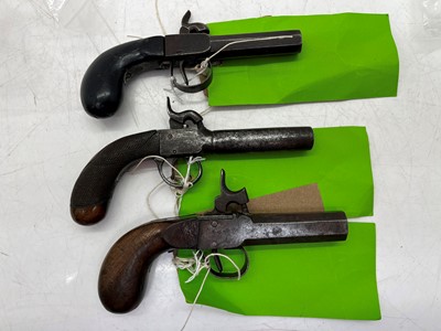 Lot 169 - A percussion pocket pistol